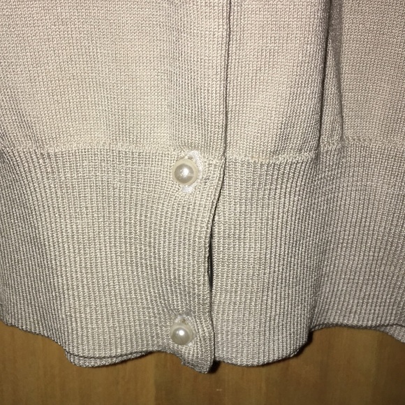 August Silk Light Grey Embellished Sweater - Picture 3 of 4